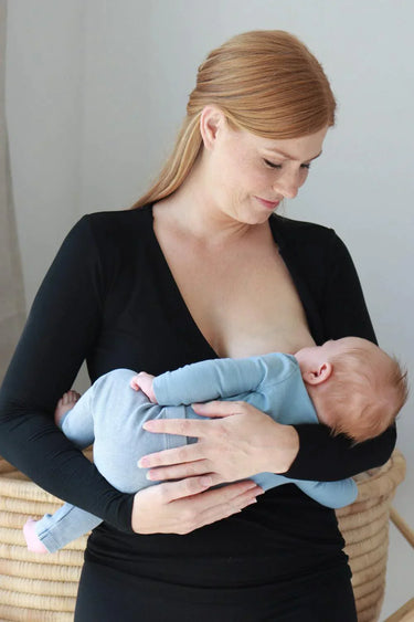 Flattering Maternity Wrap Top Maternity Top from Cherry Melon maternity store australia